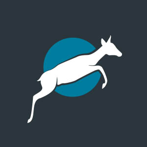 Agile Logo - Deer jumping