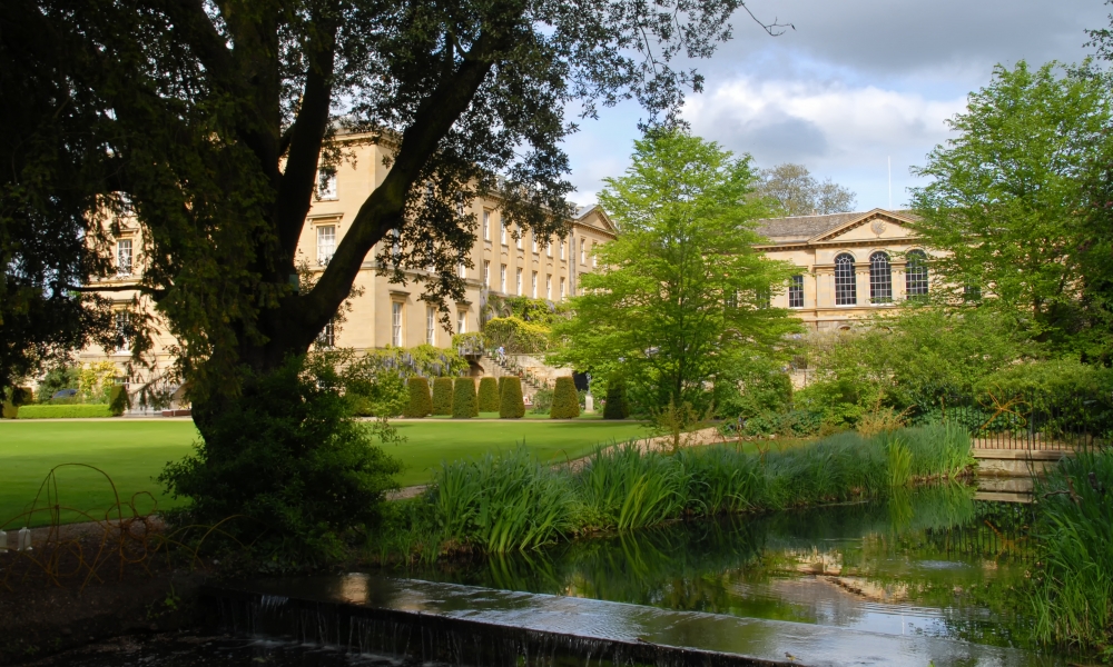 The gardens of Worcester College where the Symposium is being held