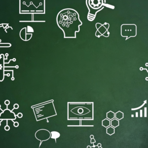 showcase picture, multiple symbols of co-creation and research