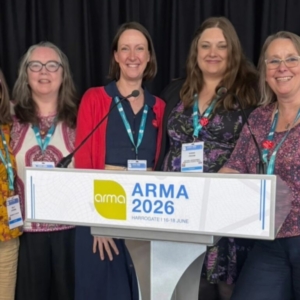 The presentation team at ARMA.