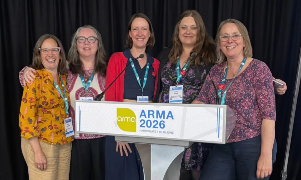 The presentation team at ARMA.