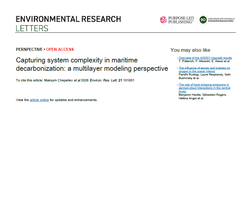 maritime decarbonization cover