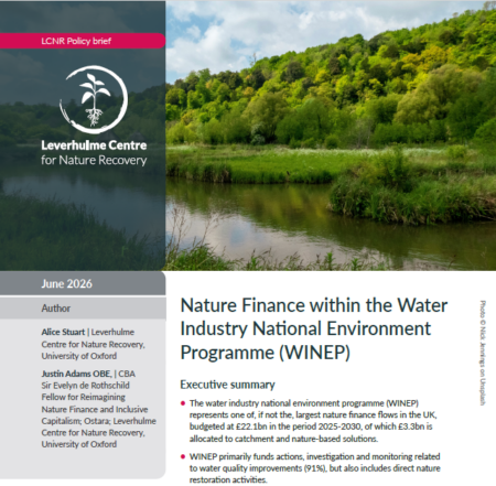 nature finance cover
